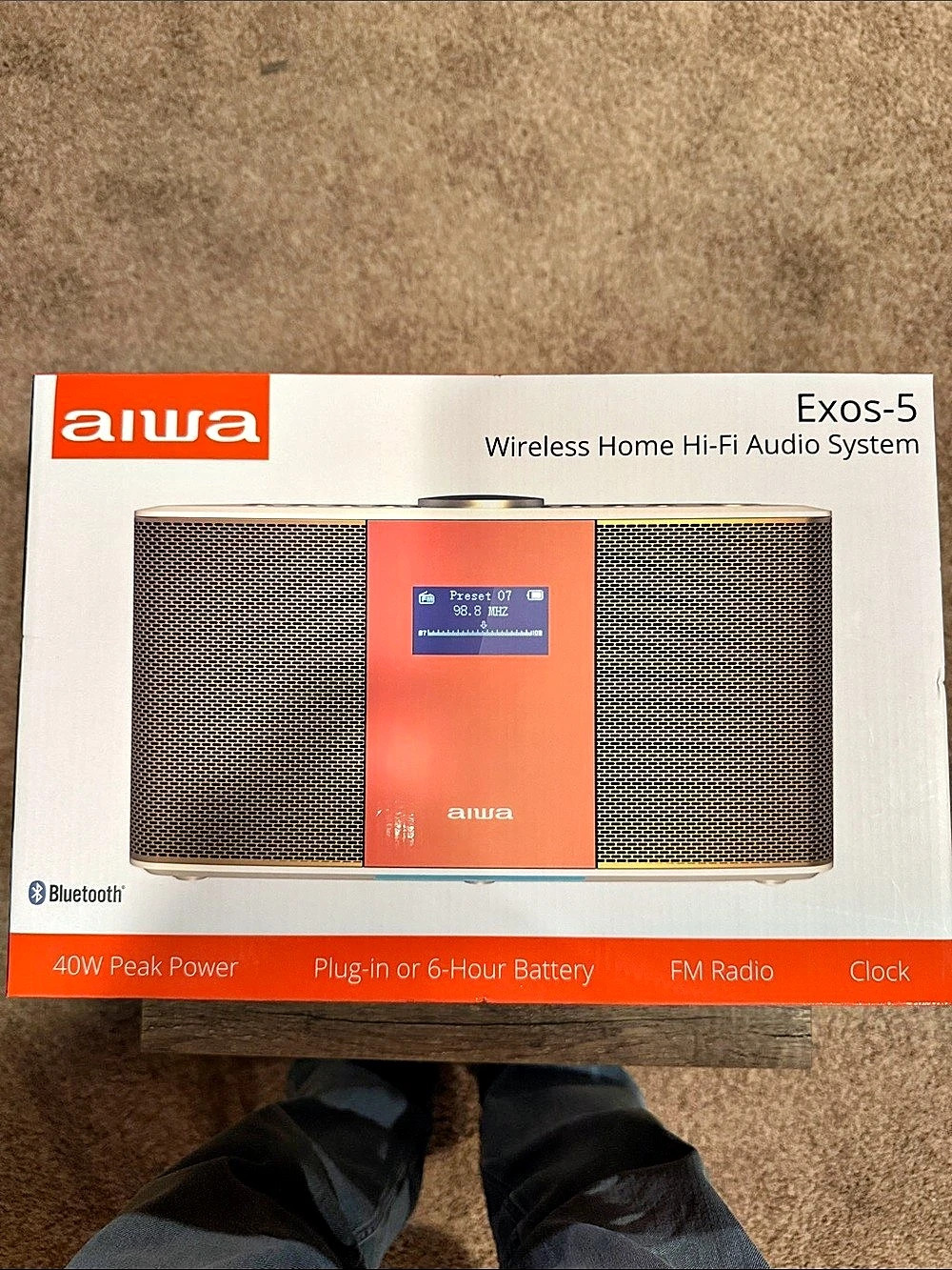 Aiwa Exos-5 Wireless Home Hi-Fi Audio System